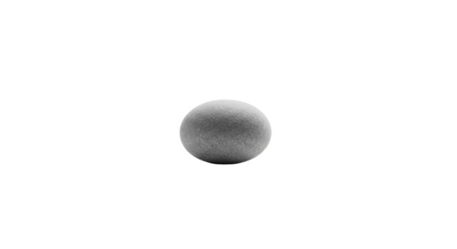Gray sphere for design concepts isolated PNG with Transparent Background