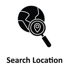 Search Location Vector Icon which can easily modify or edit
