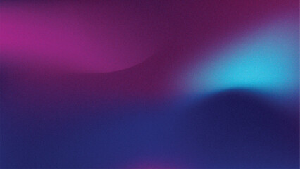 Vibrant Magenta and Cyan Gradient Background – Abstract Neon Blur with Deep Violet and Smooth Light Flow