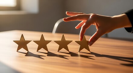 Boost your brand reputation with a four-star rating system that showcases customer satisfaction, promising quality service, and highlighting trust, fostering loyalty and driving growth
