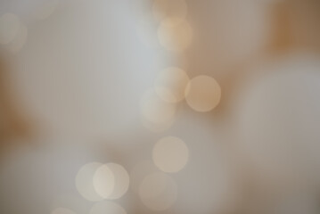 Colorful Blurry Garland Lights in Soft Focus
