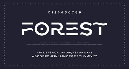 Font digital cyber alphabet, cyberpunk letters A, B, C, D, E, F, G, H, I, J, K, L, M, N, O, P, Q, R, S, T, U, V, W, X, Y, Z and futuristic numerals 0, 1, 2, 3, 4, 5, 6, 7, 8, 9, vector