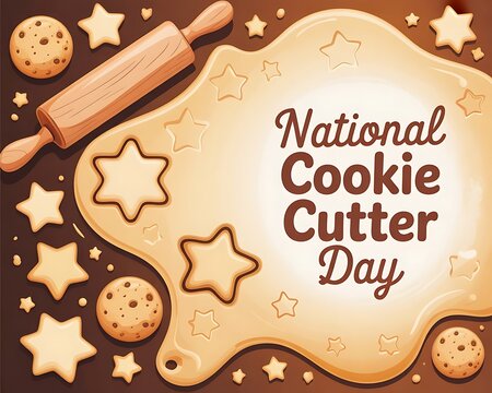 Celebrate national cookie cutter day with delicious homemade star shaped cookies - Powered by Adobe