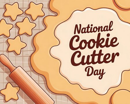 Celebrate national cookie cutter day with homemade star shaped cookies - Powered by Adobe