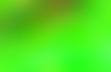 Abstract vibrant green and yellow pixelated background with soft bokeh effect representing nature growth and organic textures