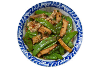 Fried peas, Feast on flavor, not flesh. Dive into the world of delicious vegan food. Healthy, kind, and absolutely amazing. Vegan chinese food style. Going Jae(vegan) food.