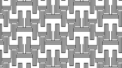 Geometric pattern seamless abstract vector and swatches oriental line texture on white background modern simple wallpaper diagonal fabric set of design elements ornamental patterns and swatche