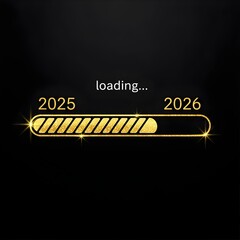 2026 Happy New Year Background Design. Greeting Card, Banner, Poster. Vector Illustration., 2026 New Year 