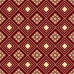 American ethnic tribal geometric design with striking orange-brown patterns set against a deep black background. The bold ethnic makes the motifs stand out beautifully, ethnic the fabric a unique and