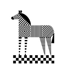 African ethnic tribal-inspired pattern featuring safari animals, with a special focus on elegant horse motifs. The design uses bright, that make the artwork ethnic traditional feel. Its ethnic of tri