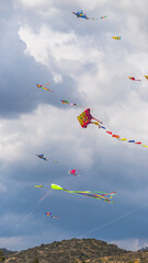 colorful kite flying in the sky