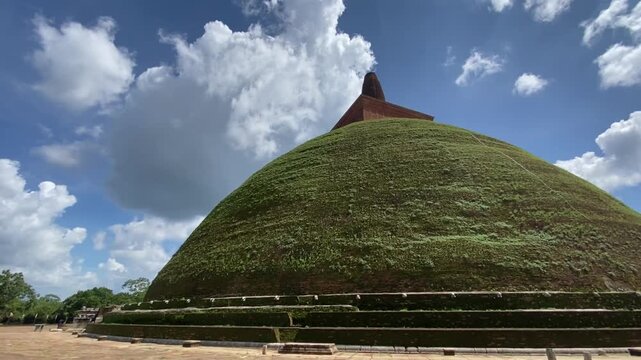 Abhayagiri Vihara ancient Buddhist monastery in Anuradhapura Sri Lanka