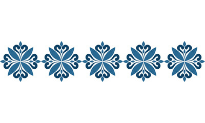 set of snowflakes