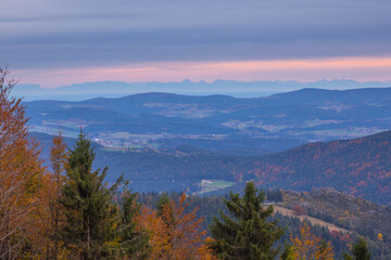 The Alps From SumavaBayerischer Wald