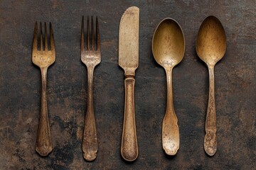old wooden spoons