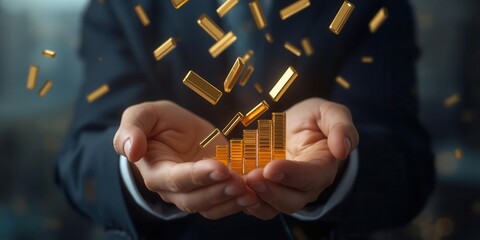 Investment growth action financial success business environment wealth creation innovative viewpoint