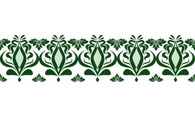 green plant isolated on white