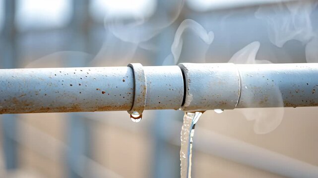 Rusty faucet water drip outdoor pipe metal corrosion rust texture vintage plumbing slow leak weathered pipe rusty outdoor water faucet with slow drip