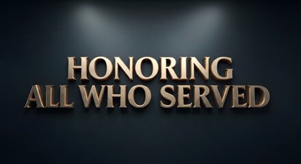 Honoring brave service members A profound tribute to all who served our nation
