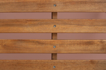 Wooden texture on brown background, closeup