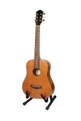 Fototapeta premium acoustic guitar isolated on white