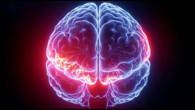 Neon Brain Activity: Dynamic Visualization of Cognitive Processes in 4K Resolution