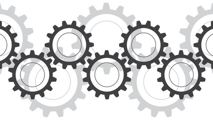 Cogwheel rotation, gear wheel background, mechanical engineering, technology and innovation