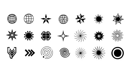 Geometric Abstract Shape Symbol Vector Collection