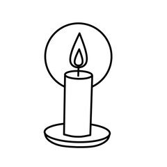 Light of hope shines gently