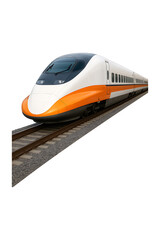 Fototapeta premium Sleek High-Speed Train High quality Realistic image.