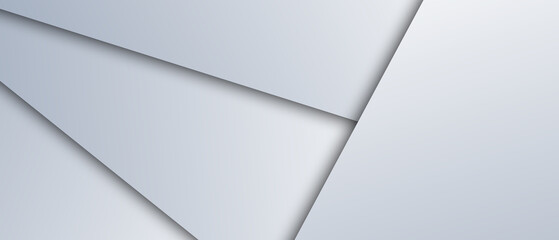 Abstract background with grey paper layers
