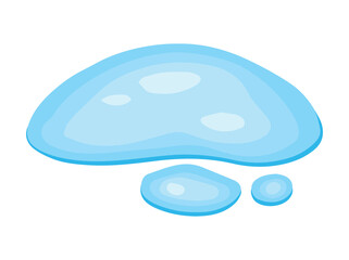 Water Ripple Blue Liquid Illustration