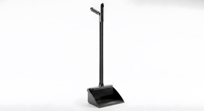 Dustpan and Brush: A classic cleaning tool, with a dustpan and brush poised for efficient removal of debris, ready for any mess.