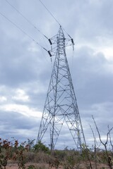 Beautiful power tower located in the city of Turmalina, MG