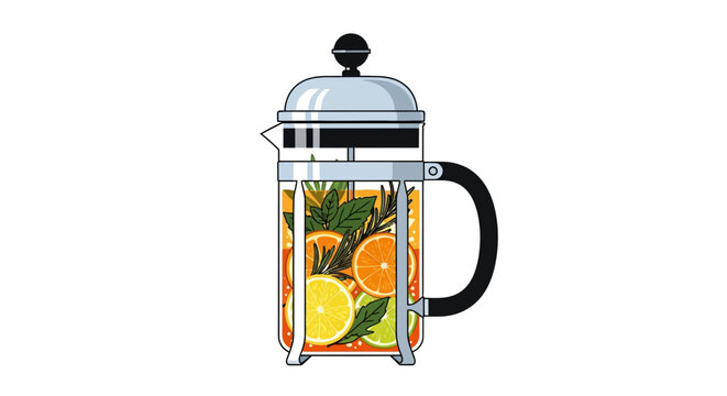 French Press clip art preview
