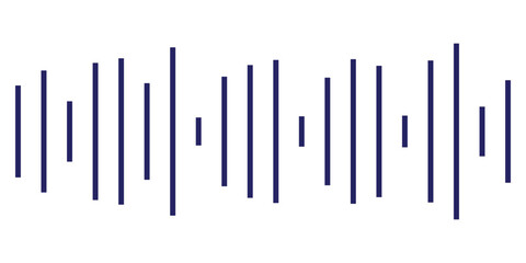 Abstract Sound Waveform Graphic Design