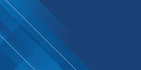 Blue background with abstract box rectangle geometric shapes modern element for banner, presentation design and flyer