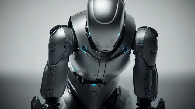 A futuristic robot with a sleek, metallic design, embodying the essence of advanced technology and innovation