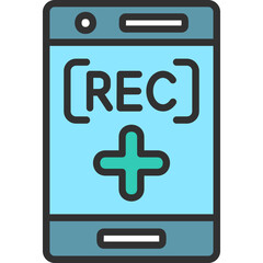 Obraz premium Record Icon