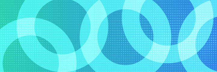 colorful circle shape background design abstract blue and green