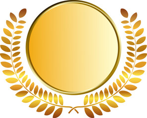 gold medal and laurels