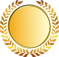 gold medal and laurels