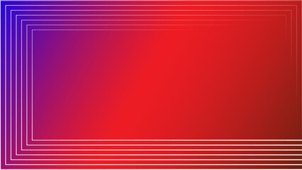 Red and white striped background with decorative frame and textured design