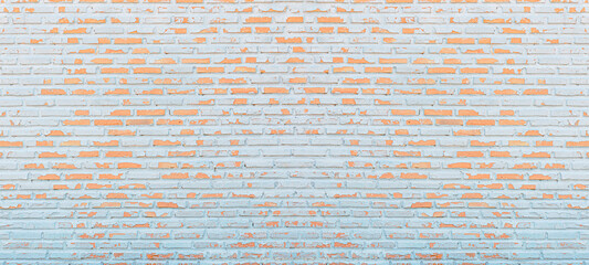Modern brick wall background for masonry architecture design. Red brown color brick texture for banner, interior decoration, or product display backdrop with clean pattern for construction concept.