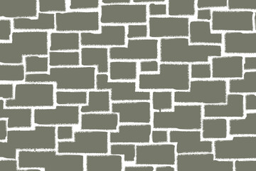 Realistic Brick Wall Texture Pattern. Brick Wall Pattern Design. Vector Illustration Background for Architecture and Interior Design
