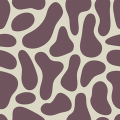 Abstract Pattern Background with Organic Shapes. Modern Flowing Design, Vector Illustration Background for Creative, Decorative, and Minimal Art Projects