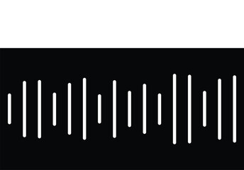 Abstract Sound Waveform Graphic Design