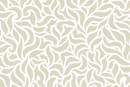 vector seamless pattern with leaves