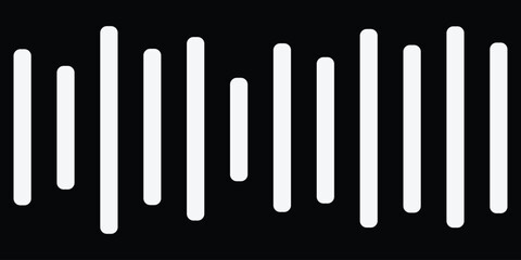 sound wave icon silhouette