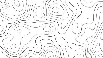 Abstract topographic lines. geographic grid map. topographic line contour map patterns background, Modern design with White background with topographic wavy pattern design. Vector illustration. 